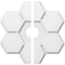 Ekena Millwork Daisy Architectural Grde PVC Contemporary Ceiling Medallion, Two Piece, 18"OD x 3"ID x 6 1/4"C x 1"P CMP18DY2-03000 - alternate 1